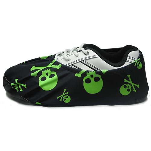 Pyramid Lime Green Skulls Premium Bowling Shoe Protector Cover - Pair&nbsp;