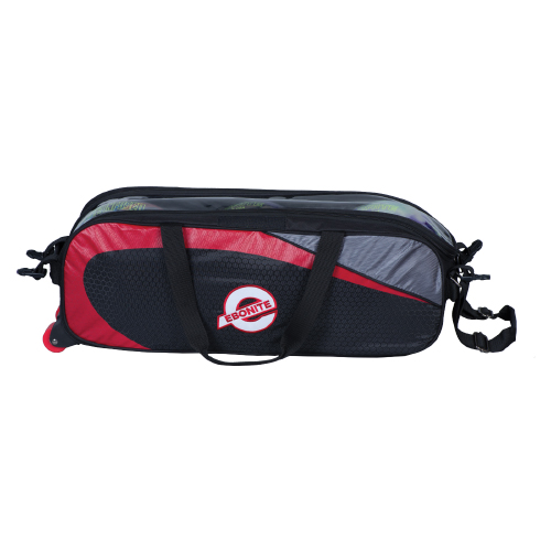 Ebonite Players 3 Ball Slim Tote Black/Red