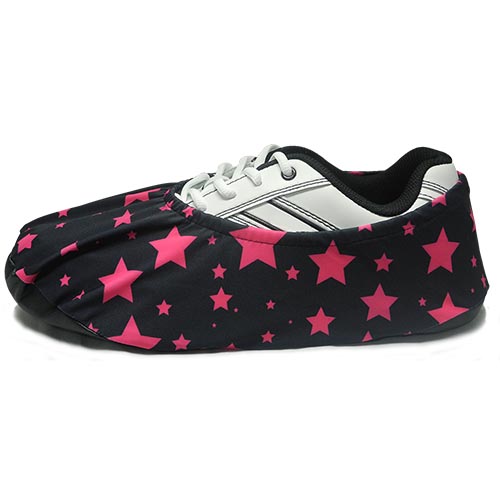 bowlingball.com Pink Stars Premium Bowling Shoe Protector Shoe Cover - Pair&nbsp;