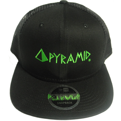 Pyramid New Era Original Fit Snapback Trucker Cap Black&nbsp;
