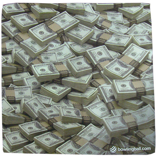 bowlingball.com Money Suede Microfiber Bowling Towel&nbsp;