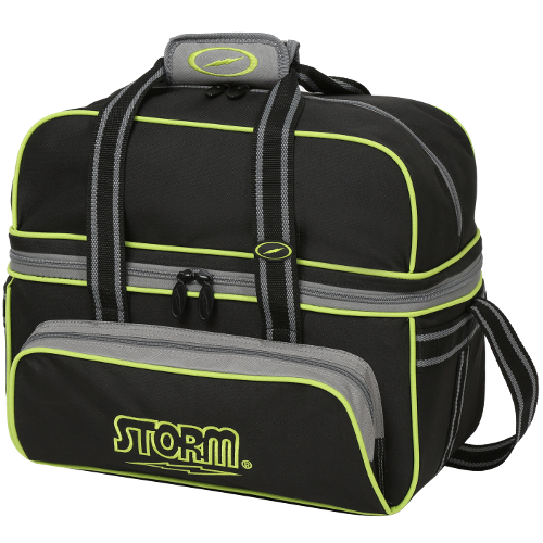 Storm 2 Ball Deluxe Tote Black/Grey/Lime&nbsp;