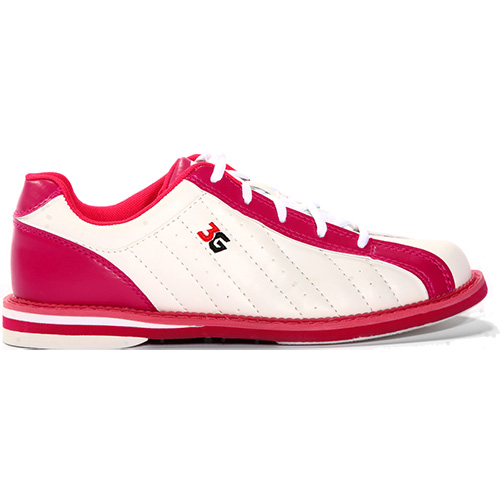 3G Bowling Women's Kicks White/Pink&nbsp;